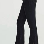 Free People Retro 70s Level Up Slit Bootcut Jeans Pitch Black Size 31 NEW Photo 0