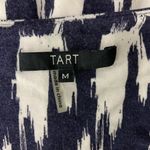 Tart Halter Empire Waist Mini Dress Navy White Medium Photo 5