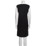 Piazza Sempione Bateau Neckline Mini Shift Dress in Black Size 12 Photo 2