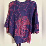 Alexis NWT  birmin 100% silk wrap tie crossover top blouse geometric print xs/s Photo 4