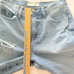 Kancan Slim Straight Jeans Medium Wash Distressed Frayed Hem 90s Denim Vibe 3/25 Blue Photo 6