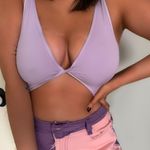 NIKIBIKI Lilac Reversible Crop Top  Photo 0