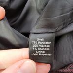 Burgundy Saks Fifth Ave Black Label Tweed Skirt Sz 14 Red Photo 9