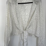 Nasty Gal  Sheer Cheetah Button-Up Photo 0