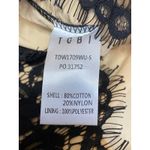 Tobi NEW Black Floral Lace Strapless Sweetheart Sleeveless Mini Sheath Dress L Photo 4