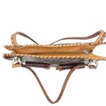 Vintage Tooled Leather Purse Made in Syria Brown Shoulder Bag Western Boho Photo 8