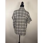 Madewell Courier Button-Back Shirt in Double-Faced Plaid Size S Short Sleeve Photo 1