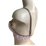 Massam Floral Padded Underwire Bra Made in Brazil New with Tags White Size M Photo 2