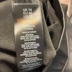 Topshop Maternity Faux Leather Leggings US 14 Black High Rise Stretch Pants Photo 7