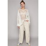 POL  Openwork‎ Long Sleeve Knit Cover Up Photo 3