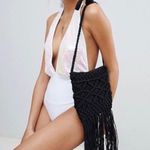 New Look  Sequin Plunge white Swimsuit NWT size 8 uk 12 Swimwear Photo 1