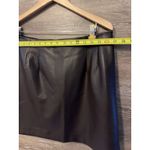 MM.LaFleur  The Whitney Skirt Vegan Leather Minimal Contemporary Size 12 $195 Photo 2