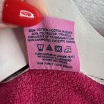 Victoria's Secret  Medium Love PINK Pullover Hoodie Back Spell Out Logo Pink Photo 7