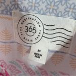 Destination 365 Floral V Neck Tiered Bell Sleeve Tunic Shift Dress White Multi Size M Photo 9