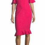 Milly | Pintuck Off-the-Shoulder Sheath Dress Photo 12