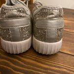 Silver‎ glitter boutique brand tennis shoes Silver Size 5.5 Photo 2