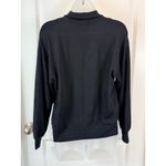 Lou & grey NWT Lounge Wear Black Quarter Zip Pullover Sweatshirt XXS Soft Photo 1