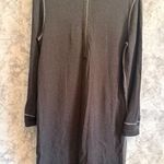 Tommy Bahama  Gray Long Sleeve‎ Quarter Zip Reversible Dress Womens Large Photo 0