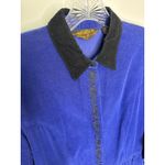 Eddie Bauer Vintage 1990s Corduroy Embroidered Midi Dress Small Petite Photo 4