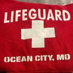 Lifegaurd Red Hoodie Ocean City MD Size Large Photo 3