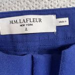 MM.LaFleur  Colbalt Royal Blue Pull on Skinny Trousers Slacks Plants Size 2 EUC Photo 2