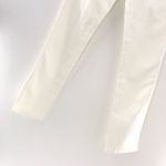 Something Navy  Nina Denim Pants with Slit‎ in White 6 Photo 6