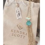 Kendra Scott Tae 14k Dichroic Glass Long Pendant Tassel Necklace NWT Photo 0
