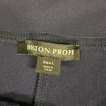 Boston Proper  Beyond Travel Blazer Jacket Pants Womens Large 10 Navy Stretch New Photo 4