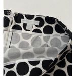Women's New York & Company Skirt Size 8 Black and White Polka Dot Photo 2