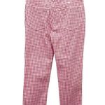 Madewell The Perfect Vintage Straight Leg Jean in Red Gingham Check Size 31 | 12 Photo 3