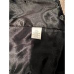 Denim & Co Vintage Black Leather Jacket Zip Up Fitted Work Jacket Blazer Formal Photo 7