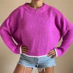 John + Jenn  by Line (Revolve brand) Mylo Rib Crewneck Sweater in Pink Cadillac Photo 11