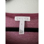 Leith  Burgundy Ruched Side Pullover Knee Length Knit Tank Dress Size Large Photo 5