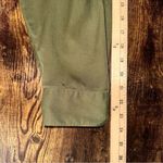 Marc New York  Top Womens 1X Green Blouse‎ Lace Up Roll Tab Office Minimalist Photo 12