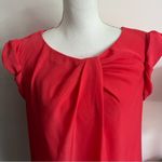 Rachel Roy RACHEL  • Salmon Reddish Color Pleated Collar Blouse Photo 2