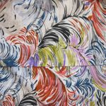 Anthropologie NWT Somerset Maxi in Purple Multi Feather Print Cotton Dress S Photo 3