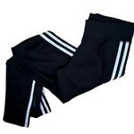 Adidas black white stripe casual comfortable workout running athleisure pants Photo 0