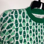 Carters Christmas tree pajama set long sleeve pants women’s size XS green white Photo 1