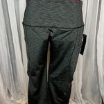 ododos yoga leggings black gray heathered pockets nwt Size L Photo 0