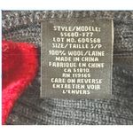 Tribal Cardigan Sweater Size SP 100% Wool Military Dark Academia Style Red Photo 7