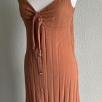 Forever 21 Elegant Rust Button-Down Maxi Dress Photo 3
