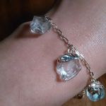 Green Quartz Goldtone Bracelet (7 to 8 Inch) Photo 0