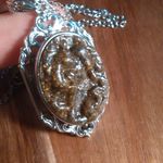Carved Horse Tiger's Eye Pendant Necklace Photo 5