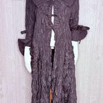 Vintage rose gothic witch tie front dress / cartigan duster outfit lg cosplay Black Photo 0