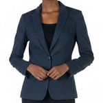 Banana Republic  Single-Breasted Blazer Womens 4 Black Single Breasted Corpcore Photo 0