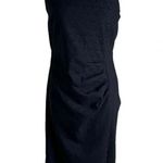 Chiara Boni La Petite Robe Rocca Textured Paneled Midi Dress Black Size L NWT Photo 5