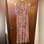 Madewell Lace-Up Ruffle-Hem Midi Dress in Bali Blooms Size 0 Photo 7