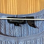 Vintage Wainscott Blue Ribbed Sleeveless Tank Top / Vest Size M Photo 4