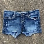 BKE Buckle  Stella Cut Off Fray Hem Distressed Jean Shorts Size 24 Photo 0