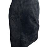 The Narragansett Vintage Size 10 Black Suede High Waisted Pencil Straight Skirt Photo 4